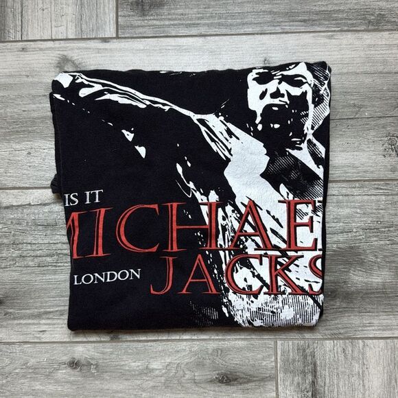 Hanes Heavyweight Mens Michael Jackson The Scream Short Sleeve T-Shirt Large - Picture 1 of 9